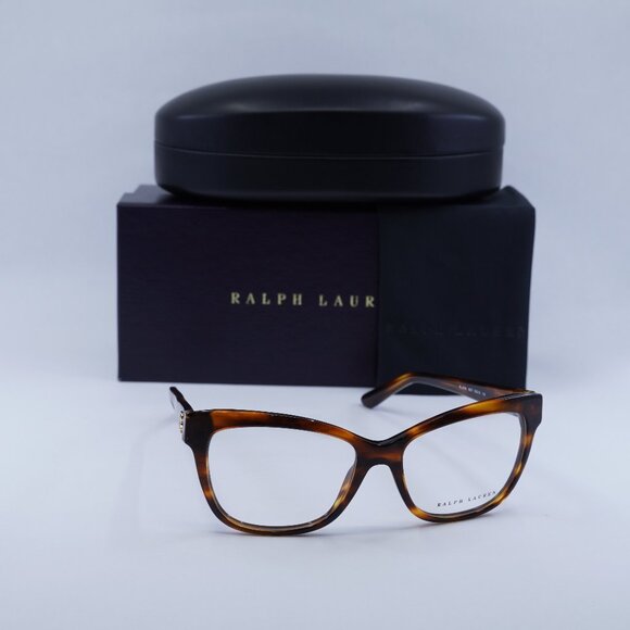 Final Price Ralph Lauren RL6164 5007 Cat Eye Eyeglasses 53mm - Havana - Picture 1 of 10